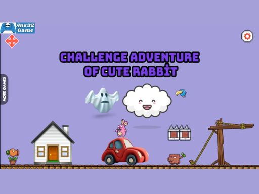 Challenge adventure of cute rabbit img